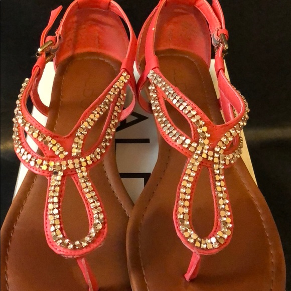 ALDO Tanji sandals embellished gems 💎 size 9 - Picture 2 of 5